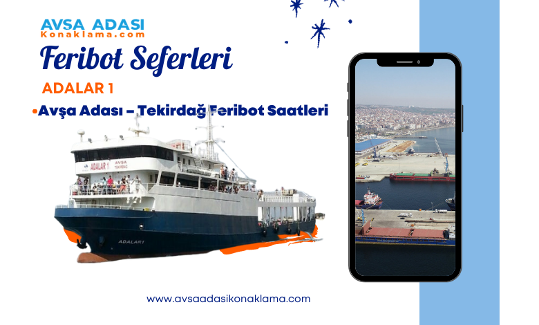 avsa adasi adalar 1 tekirdag feribot
