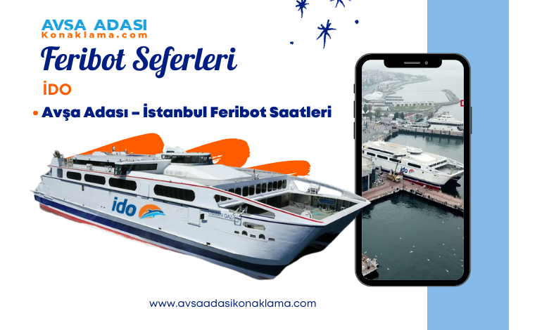 ido avsa adasi feribot seferleri