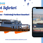 Öz Kaptan Gemisi Avşa Adası – Tekirdağ Seferleri 2025