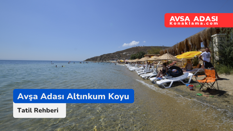 Avşa Adası Altınkum Plajı