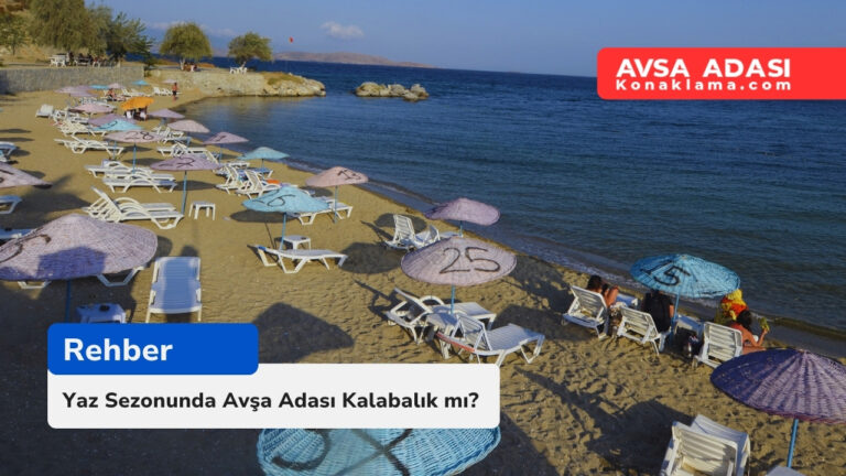 Avşa Adası Kalabalık mı? 2026 Yaz Sezonunda Son Durum