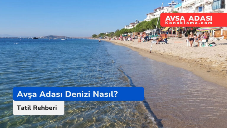 Avşa Adası Denizi Nasıl? Temiz Mi, Derin Mi?